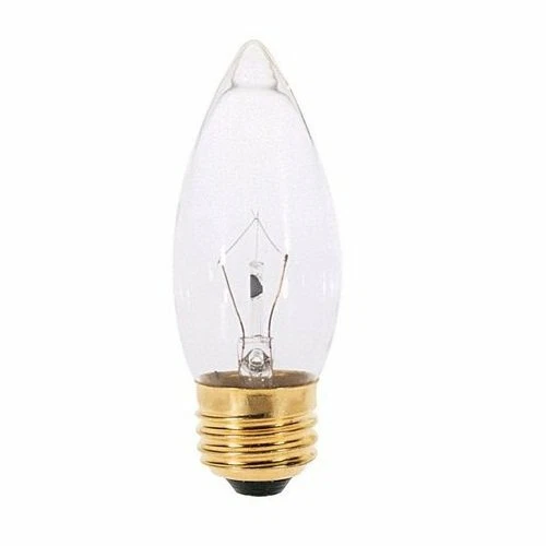 Satco S3731 Torpedo Decorative Light Bulb, 25 Watts, 120 Volt - Image 1 of 1