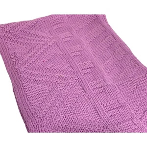 Womens Lilac Purple Knit Scarf or Shawl Wrap Roamans NWOT - Picture 1 of 6