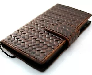 Echt Leder Hülle für Apple iPhone 13 Mini Wallet Karten Cover Vintage Premium - Bild 1 von 10