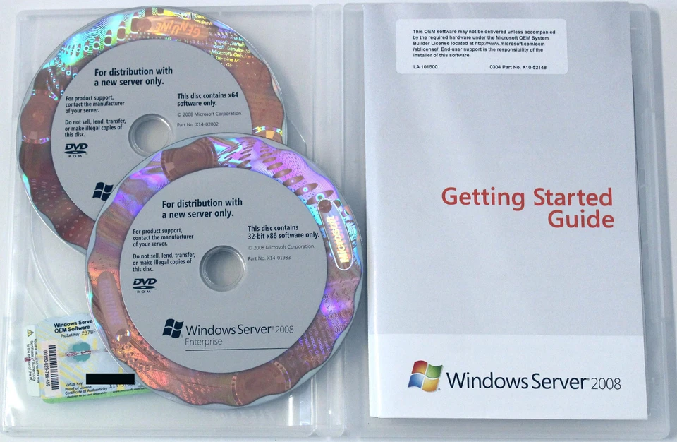 Microsoft Windows Server 2008 Enterprise - 32/64-Bit - Englisch - P72-02977 - Bild 1 von 1