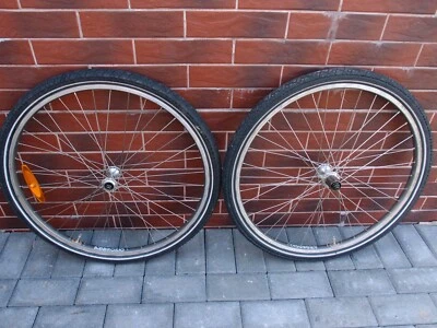 Juego de ruedas MTB 26 pulgadas Ambrosio Compact Shimano Exage FH-HG20 HB-RM50 Kenda Foto 1 de 4