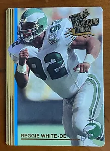 1993 Action Packed Football All-Madden squadra in rilievo REGGIE WHITE #2 HOF Eagles - Foto 1 di 2