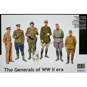 Master Box MB35108 Scale Figure Kit 1:35 The Generals of WWII. Plastik Modellbausatz - Bild 1 von 16