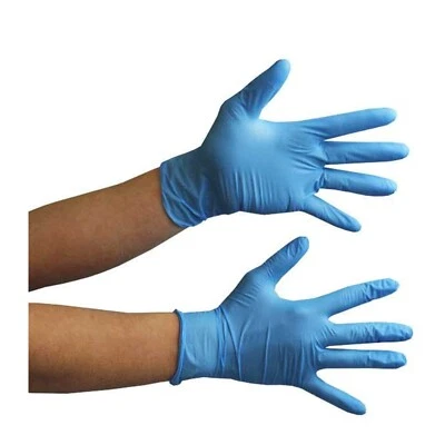 Gloves Vinyl Disposable Blue Powder & Latex Free, Small Medium Large XL, 100 200 - Image 1 of 4