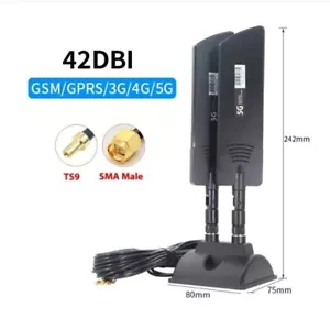 42dbi 5G Router External Antenna Outdoor Long Range WiFi Signal Coverage Booster - Picture 1 of 6