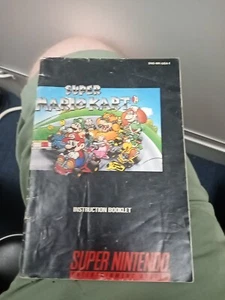 Super Mario Kart SNES Super Nintendo Instruction Booklet - Picture 1 of 3