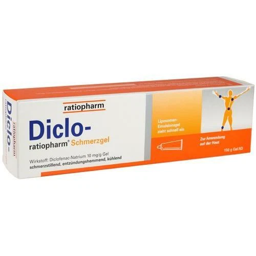 Diclo ratiopharm Schmerzgel Gel 150g, PZN 10929990