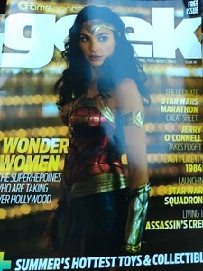 New Walmart Game Center Geek Magazine 10 Gal Gadot Wonder Woman 84 cover NM - Picture 1 of 3