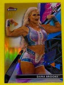 Dana Brooke WWE Topps Finest 2021 Gold Numbered Parallel Wrestling Card /50 - Picture 1 of 1
