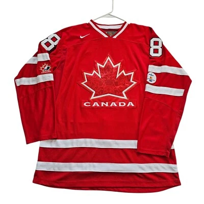Camiseta deportiva roja Nike Bauer 2010 Canadá Vancouver Olympics #18 Mike Richards para hombre XL Foto 1 de 4