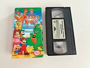 Vintage 1991 Mario Bros Super Show "Hooded Robin" VHS Tape DIC Official Nintendo - Picture 1 of 12
