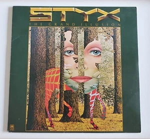 Styx "The Grand Illusion" 1977 Vinyl LP Record Album & Poster! - Picture 1 of 5