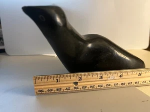 Vintage Eskimo Inuit geschnitztes Specksteinsiegel - Bild 1 von 4