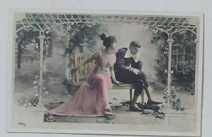 89672 Cartolina - Innamorati - Liberty - Imagen 1 de 4