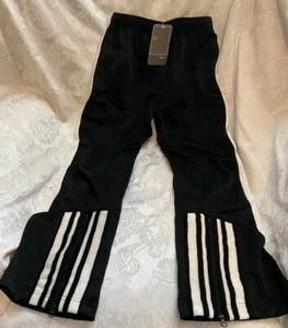 Nike Girls Track Pant In Black With White Trim Size Small - Picture 1 of 11