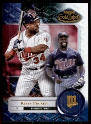 2022 Topps Gold Label Class 1 Kirby Puckett Minnesota Twins #97 - Image 1 of 2