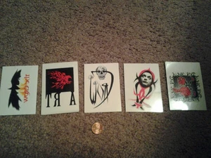 The Crow Tatoos set of 5! Brandon Lee/ Eric Draven. Rare! New! - Picture 1 of 1