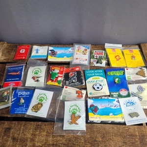 Job Lot Charity Enamel Pin Badges New In Packs - Picture 1 of 12