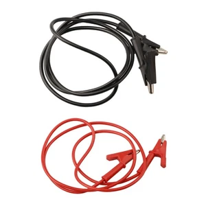 Crocodile Clip Connectors with Thick Wire Excellent for Electrical Tests - Picture 1 of 12