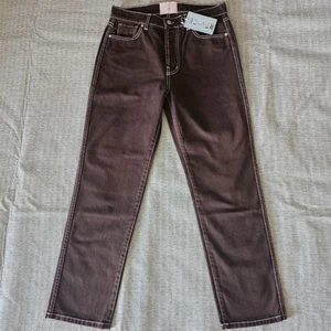 REVICE Jeans Women's Size 30 Brown Denim Exboyfriend/Miss me Button Fly straight - Picture 1 of 16