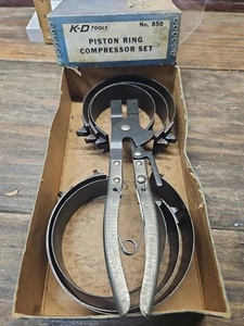Vintage K-D Tools 7 pc. Piston Ring Compressor Set - Part # 850 In Original Box - Picture 1 of 7