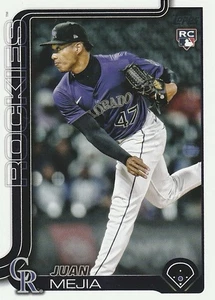 2025 Topps Update Series #US285 Juan Mejia RC Colorado Rockies - Picture 1 of 2