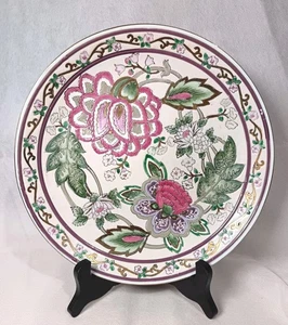 Plato decorativo pintado a mano JC Penny vintage clásico tradiciones 10" de diámetro  - Imagen 1 de 12