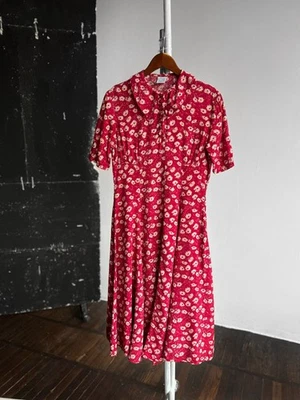 United цвета Benetton женщин винтажный 90-х цветочный длиной макси платье размер - S/M - Изображение 1 из 4