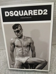 (1) DSQUARED2 Herren Jersey Baumwolle Stretch KRIEF Unterwäsche (WEISS) 3XL - Bild 1 von 6