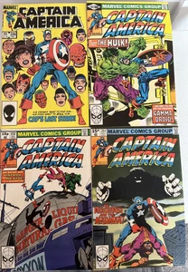 CAPTAIN AMERICA. NUMBER'S BETWEEN 251-299. (4 ISSUE 1980-1984 LOT). 1ST SERIES. - Picture 1 of 21