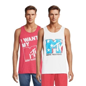 Men's MTV Star Graphic Tank Top, 2-Pack - Picture 1 of 4