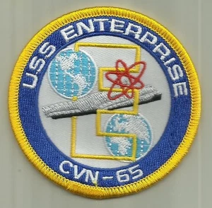 USS ENTERPRIZE CVN-65 U.S. NAVY PATCH AIRCRAFT CARRIER SAILOR SOLDIER FLY USA - Picture 1 of 2