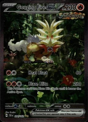 Gouging Fire ex - 204/162 Special Illustration Rare SV05: Temporal Forces 204/16 - Image 1 of 2