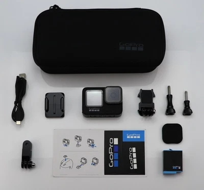 GOPRO HERO 9 BLACK CAMCORDER 5K / 4K UHD 1080P HD CARD ACTION VIDEO CAMERA - Image 1 of 3