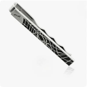 Montblanc Spider Tiebar - Acero inoxidable acabado PVD negro 114710 - Imagen 1 de 6