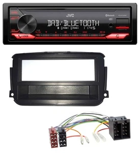 JVC DAB MP3 Bluetooth USB Autoradio für Smart ForTwo (451, ab 2010) - Bild 1 von 7