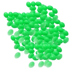 200 Stcs/Set Green Bright Oval Night Fishing Perlen - Bild 1 von 19