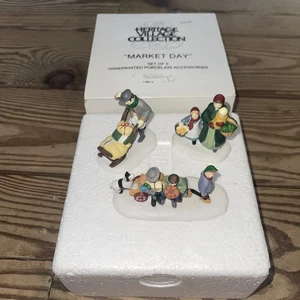 Department 56 "MARKET DAY" 3er Set Heritage Dickens Village 5641-3 - Bild 1 von 5