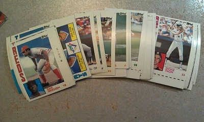 1984 Topps Baseball MLB OVERSIZE PLUS MISCUT Oddball Cards WOW YOU PICK - Image 1 of 4
