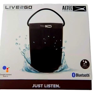 Altoparlante Altec Lansing Live 2 Go WiFi/Bluetooth Google Assistant sigillato nuovo - Foto 1 di 9