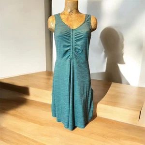 Wrangler Retro Women's Green Fit-and-Flare Striped Dress Size M Sleeveless - Picture 1 of 7