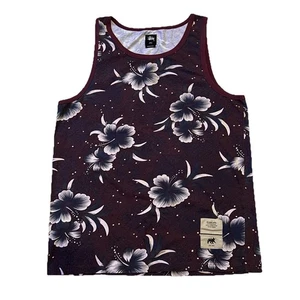 Canotta Stussy MFG Worldwide Tribe floreale skate surf hawaiano uomo taglia L usata in ottime condizioni - Foto 1 di 11