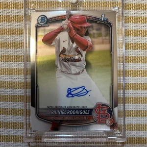 RANIEL RODRIGUEZ 2025 1st Bowman Chrome ON CARD AUTO # CPA-RR Pack Fresh! - Picture 1 of 6