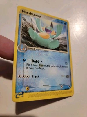 Marshtomp Uncommon EX Ruby & Sapphire 40/109 2003 Vintage Nintendo - Image 1 of 2