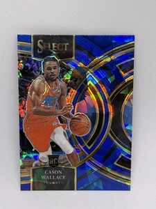 2023-24 Panini Select Premier Blue Ice Prizm #103 Cason Wallace (RC) SP THUNDER - Picture 1 of 2