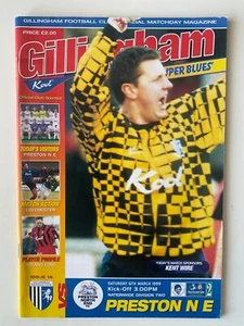 GILLINGHAM V PRESTON NORTH END. 6TH MARCH 1999. DIVISION TWO. - Picture 1 of 2