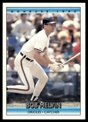 1992 Donruss #231 Bob Melvin Baltimore Orioles - Image 1 of 2