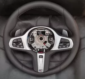 BMW G30 G32 G14 G15 G05 G07 LCI ORIGINAL M LENKRAD PADDLES STEERING WHEEL - Bild 1 von 4