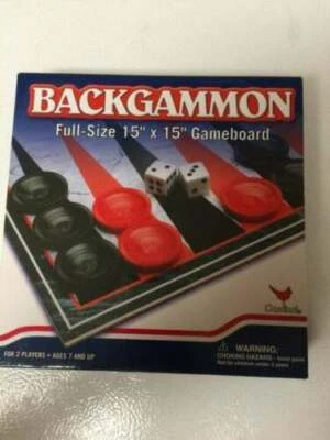 🔥 🔥 Backgammon Board Game Gameboard Full Size 15 x 15🔥Vintage  Brand New! - Image 1 of 2
