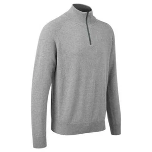 Lotus Cars Herren Strickpullover mit halber Reißverschluss - GRAU - SELTEN UK LAGER - Bild 1 von 9